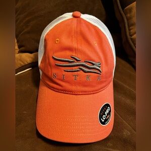 Sitka Orange and White Cap